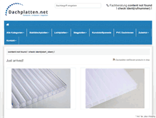 Tablet Screenshot of dachplatten.net